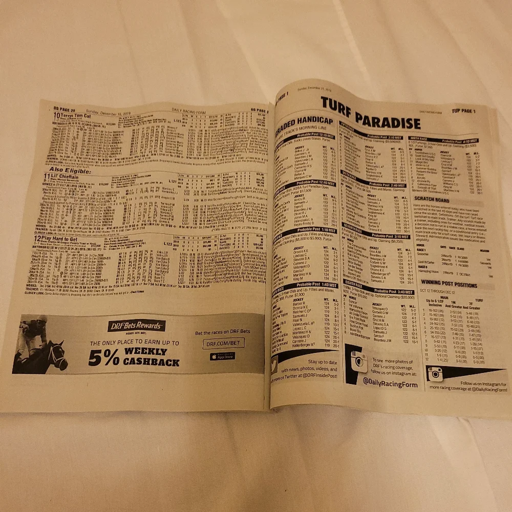 Daily Racing Form - Picture 8 of 8